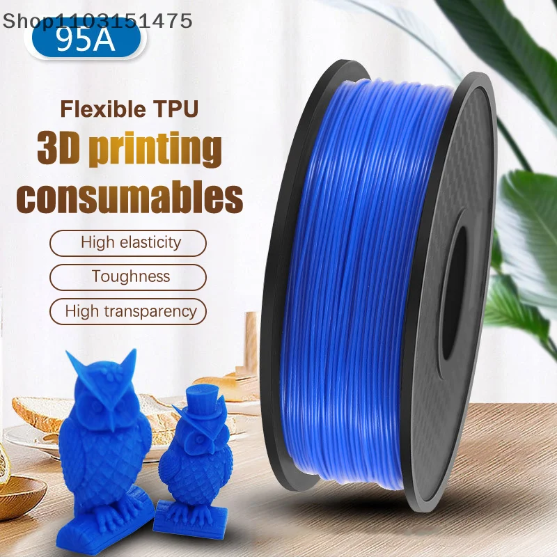 TPU 3D Printer Filament 1.75mm 1KG DIY Plastic Printing Filament Rubber Material For 3D Printing
TPU 3D Printer Filament 1.75mm 1KG DIY Plastic Printing Filament Rubber Material For 3D Printing