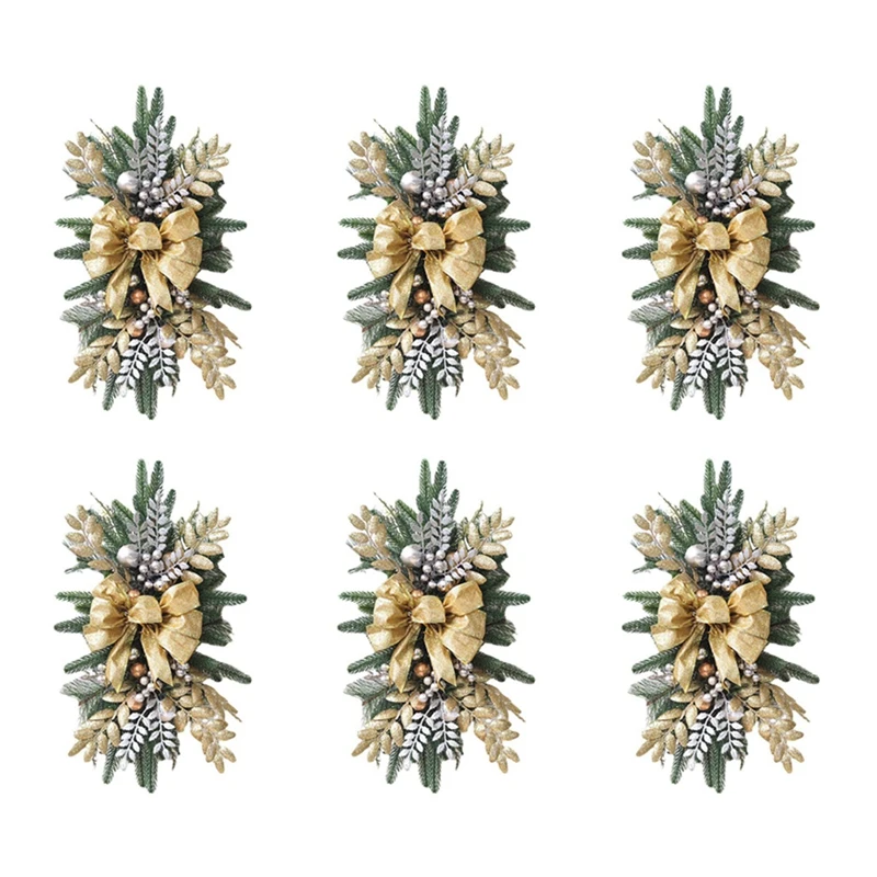 6X Christmas Swag, Stair Christmas Garland For Stairs, Door, Fireplace, Window, Outdoor Indoor Christmas Decor Gold
6X Christmas Swag, Stair Christmas Garland For Stairs, Door, Fireplace, Window, Outdoor Indoor Christmas Decor Gold