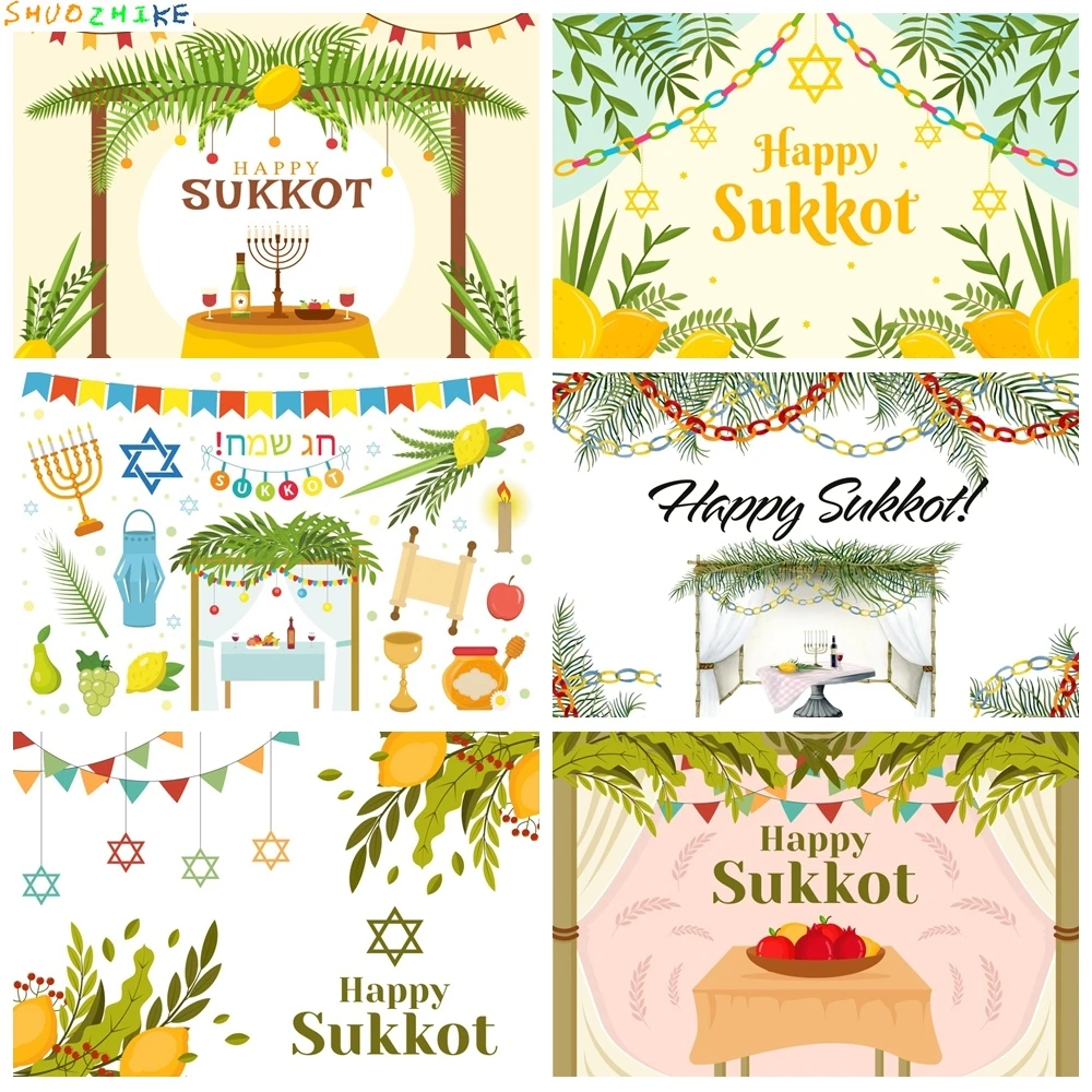 Happy Sukkot Backdrop Rosh Hashanah Jewish New Year Festival Hanukkah candlestick Photography Background Decoration Photo Studio
Happy Sukkot Backdrop Rosh Hashanah Jewish New Year Festival Hanukkah candlestick Photography Background Decoration Photo Studio