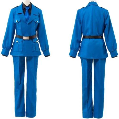 IN STOCK Hetalia: Axis Powers Italy Veneziano Feliciano Vargas Cosplay Costume Anime Blue Military Uniform Outfit
IN STOCK Hetalia: Axis Powers Italy Veneziano Feliciano Vargas Cosplay Costume Anime Blue Military Uniform Outfit