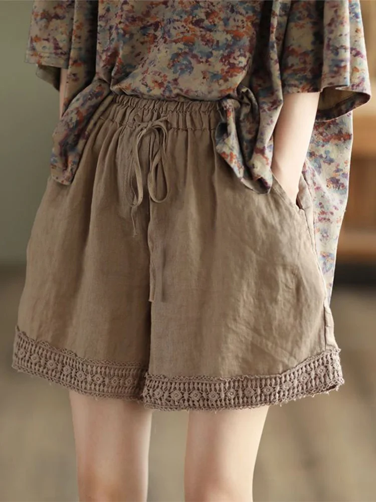 Льняные рта с кружевной отделкой в стиле ретро, свободные повседневные хлопковые льняные широкие брюки с высокой талией, длина пять четвертей, летние брюки для поездок на работу...
Льняные рта с кружевной отделкой в стиле ретро, свободные повседневные хлопковые льняные широкие брюки с высокой талией, длина пять четвертей, летние брюки для поездок на работу...