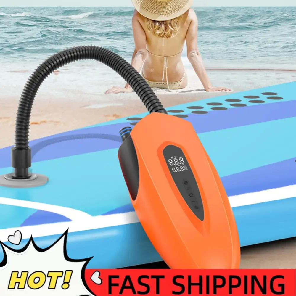 Электрический насос 20PSI с автоматическим отключением для надувных досок, портативный компрессор для надувных лодок и каяков
Электрический насос 20PSI с автоматическим отключением для надувных досок, портативный компрессор для надувных лодок и каяков