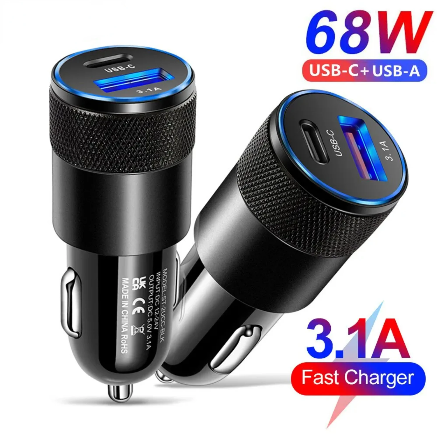 Автомобильное зарядное устройство PD 68 Вт, USB Type C, быстрая зарядка, автомобильный телефонный адаптер 13 12 S21 Quick Charge 3.0
Автомобильное зарядное устройство PD 68 Вт, USB Type C, быстрая зарядка, автомобильный телефонный адаптер 13 12 S21 Quick Charge 3.0