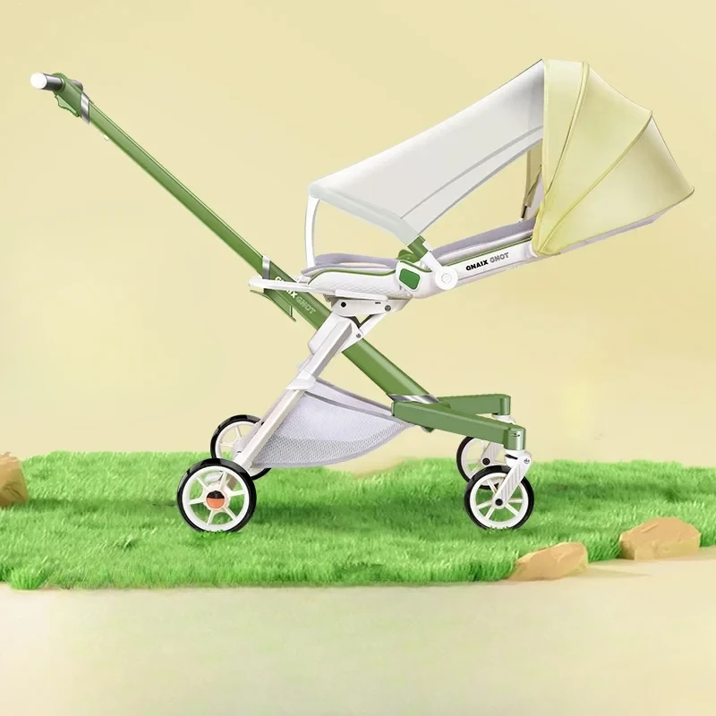 EG4 Portable Foldable Baby Stroller, High View Travel Pram, One-Touch Recline Pushchair, Multi-Function Compact Baby Carriage
EG4 Portable Foldable Baby Stroller, High View Travel Pram, One-Touch Recline Pushchair, Multi-Function Compact Baby Carriage