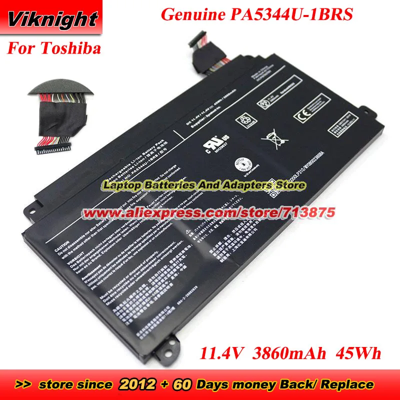 Genuine PA5344U-1BRS Battery PA5344U PA5344U1BRS for Toshiba Dynabook X7 T7 T5 T4 BJ65/FS Laptop Battery 11.4V 45Wh 3860mAh
Genuine PA5344U-1BRS Battery PA5344U PA5344U1BRS for Toshiba Dynabook X7 T7 T5 T4 BJ65/FS Laptop Battery 11.4V 45Wh 3860mAh