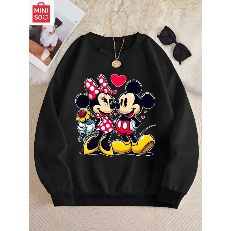 Women's Disney Minnie Mickey Mouse Print Hoodies Couple Unisex Sweatshirt Pullover Autumn Winter Fleece Oversized Hoody Clothing
Women's Disney Minnie Mickey Mouse Print Hoodies Couple Unisex Sweatshirt Pullover Autumn Winter Fleece Oversized Hoody Clothing