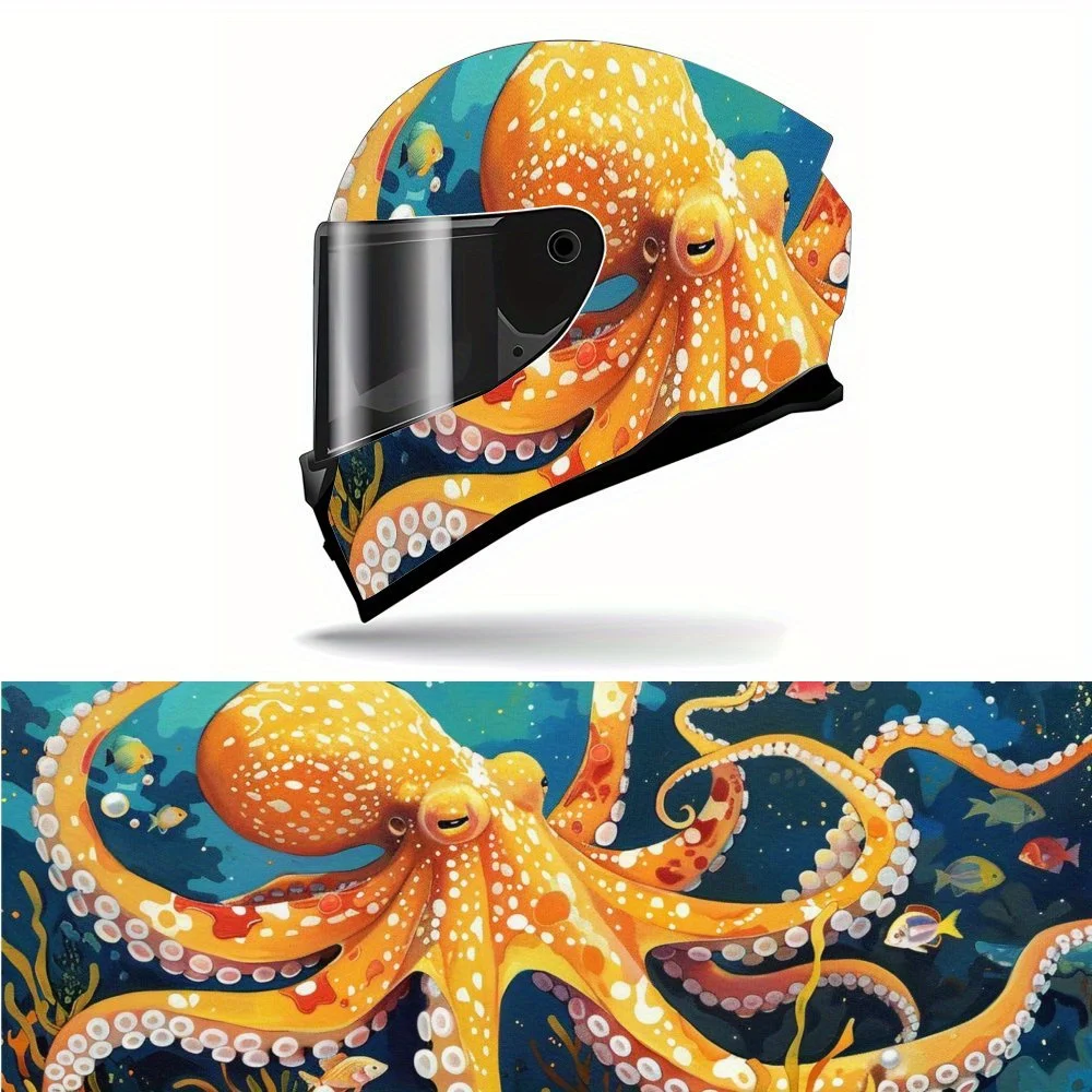 Vibrant and Lively Ocean Yellow Octopus Car Helmet Decal, Anti-scratch Helmet Sticker, Self-adhesive Waterproof Helmet Vinyl Wra
Vibrant and Lively Ocean Yellow Octopus Car Helmet Decal, Anti-scratch Helmet Sticker, Self-adhesive Waterproof Helmet Vinyl Wra