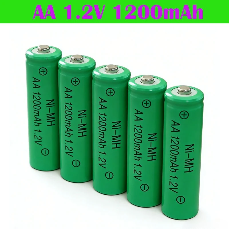 Ni-MH AA 1.2V 1200mAh Rechargeable Battery + USB Charger Overcharge Protection for Toys Mice Remotes Electronic Devices
Ni-MH AA 1.2V 1200mAh Rechargeable Battery + USB Charger Overcharge Protection for Toys Mice Remotes Electronic Devices