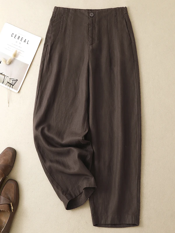 Cotton Linen Harlan Pants Women Summer Thin Breathable Loose Versatile Small Size Slimming Nine Points Casual Pants
Cotton Linen Harlan Pants Women Summer Thin Breathable Loose Versatile Small Size Slimming Nine Points Casual Pants
