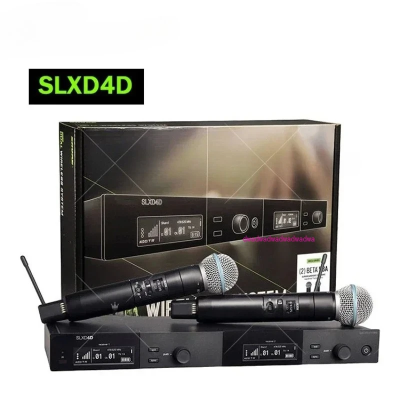 SLXD4D SLXD4 SLX24D Uhf Wireless True Diversity Dynamic Microphone Dual Channel Wireless Microphone System SLXD24D
SLXD4D SLXD4 SLX24D Uhf Wireless True Diversity Dynamic Microphone Dual Channel Wireless Microphone System SLXD24D