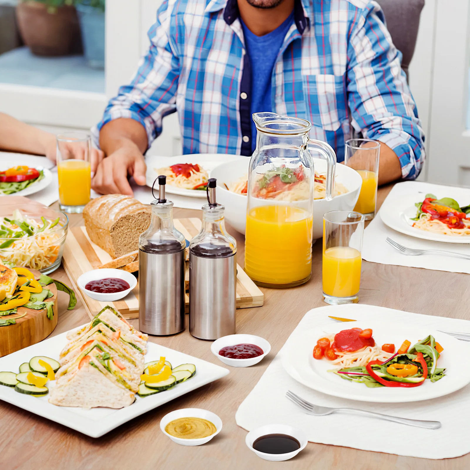 20Pcs Round Seasoning Dishes Mini Sauce Bowls for Sushi Dipping Sauces Vinegar Pickles Small Condiment Bowls Party Tableware
20Pcs Round Seasoning Dishes Mini Sauce Bowls for Sushi Dipping Sauces Vinegar Pickles Small Condiment Bowls Party Tableware