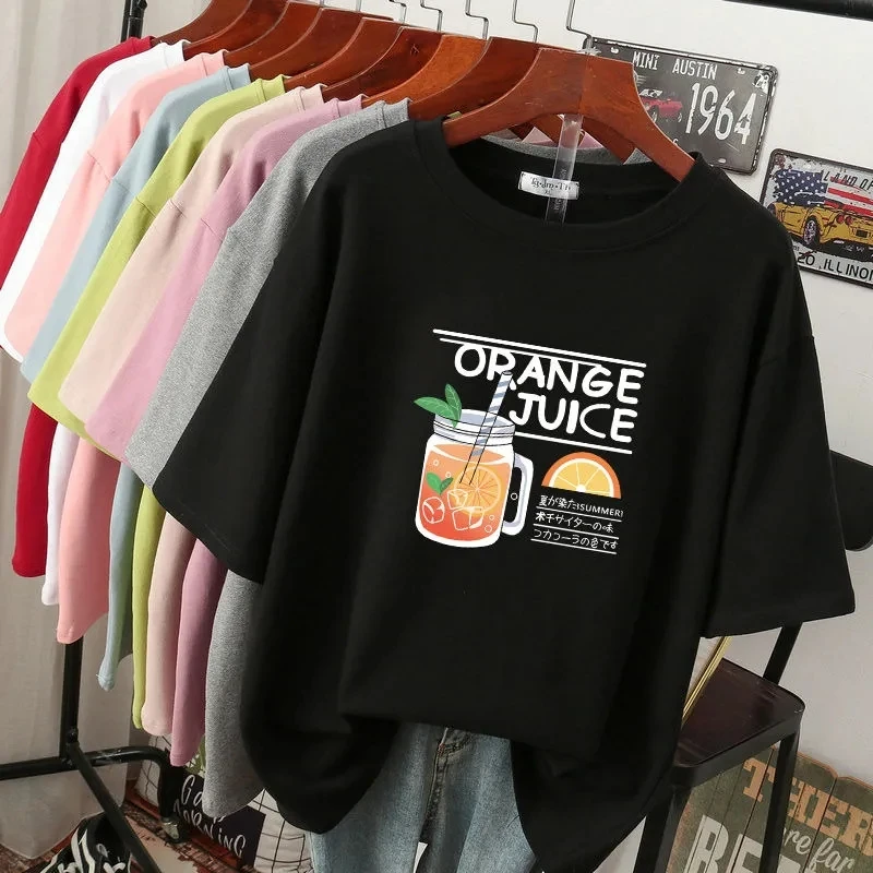 Plus Size 6XL 150KG Summer Cartoon Women's Cotton T-shirt Short Sleeve O Neck Lady Tops Big Large Size Tees Female Clothing
Plus Size 6XL 150KG Summer Cartoon Women's Cotton T-shirt Short Sleeve O Neck Lady Tops Big Large Size Tees Female Clothing
