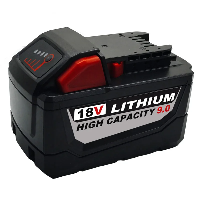 18V 9000mAh Repalcement M-18 Rechargeable Li-ion Battery for Milwaukee 48-11-1890 48-11-1815 48-11-1850 Power Tool Batteries
18V 9000mAh Repalcement M-18 Rechargeable Li-ion Battery for Milwaukee 48-11-1890 48-11-1815 48-11-1850 Power Tool Batteries
