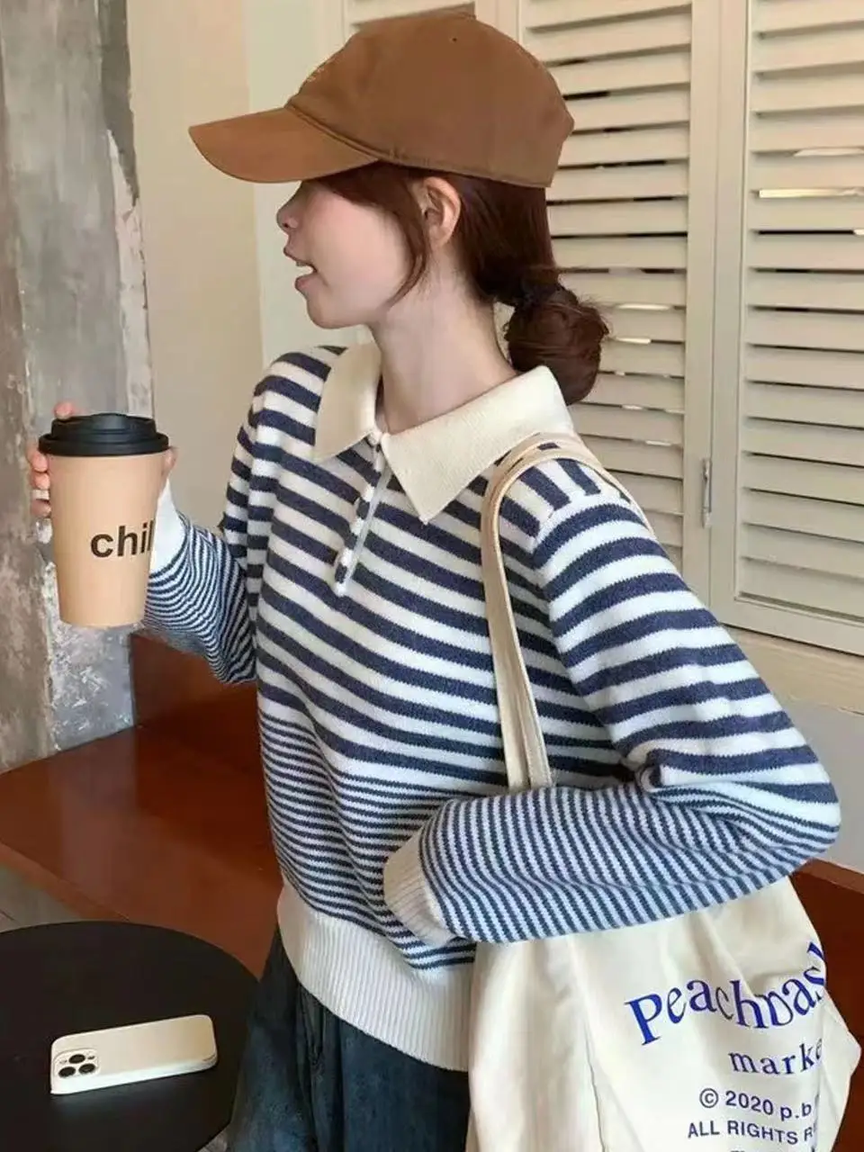 Японский вязаный свитер против старения Ne, женский длинный базовый слой све, топ в полоску, осеннее новое поступление
Японский вязаный свитер против старения Ne, женский длинный базовый слой све, топ в полоску, осеннее новое поступление