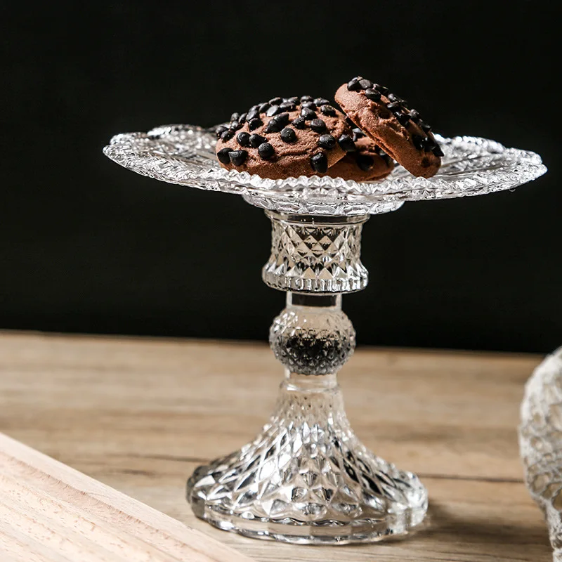 Crystal Glass Cake Stand Cake Display Stand Crystal Glass Fruit Plate Display Desserts Holder for Wedding Cakes Serving Platters
Crystal Glass Cake Stand Cake Display Stand Crystal Glass Fruit Plate Display Desserts Holder for Wedding Cakes Serving Platters