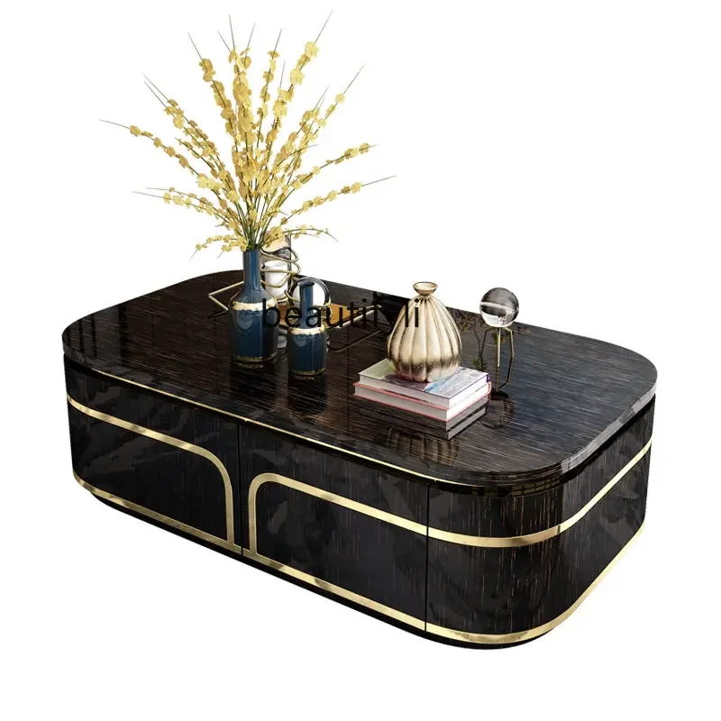 Affordable Luxury Style Solid Wood Baking Finish Tea Table Wood Veneer Small Apartment Living Room Rectangular Coffee Table
Affordable Luxury Style Solid Wood Baking Finish Tea Table Wood Veneer Small Apartment Living Room Rectangular Coffee Table