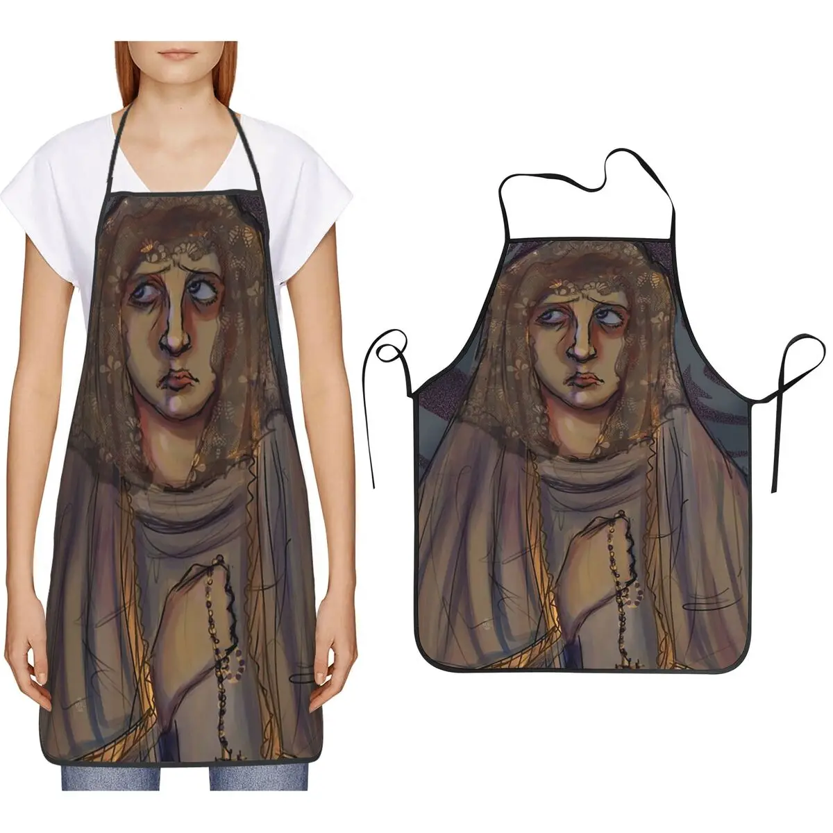 Фартуки Fearing Mary для шеф-повара, приготовления пищи, выпечки, столб, водонепроницаемый нагрудник, кухонный сарафан для уборки для женщин и мужчин, садоводства
Фартуки Fearing Mary для шеф-повара, приготовления пищи, выпечки, столб, водонепроницаемый нагрудник, кухонный сарафан для уборки для женщин и мужчин, садоводства