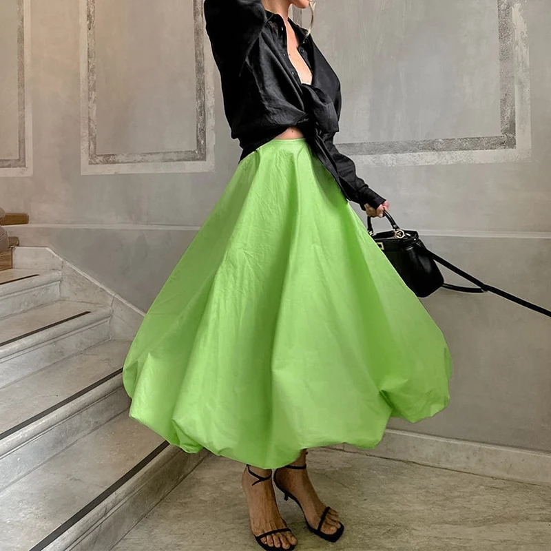 OMSJ Women's Midi Skirts Solid Color Elastic High Waist Casual Trendy Ruched Kawaii Fairy Skirts 2024 Female Matching Streetwear
OMSJ Women's Midi Skirts Solid Color Elastic High Waist Casual Trendy Ruched Kawaii Fairy Skirts 2024 Female Matching Streetwear