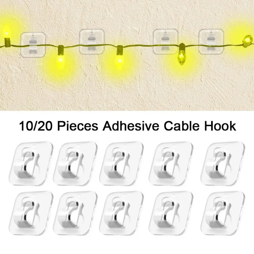 Hanger Transparent Cable Management Clips Strong Clear Self Adhesive Hooks Mini String Lights Hooks Kitchen
Hanger Transparent Cable Management Clips Strong Clear Self Adhesive Hooks Mini String Lights Hooks Kitchen