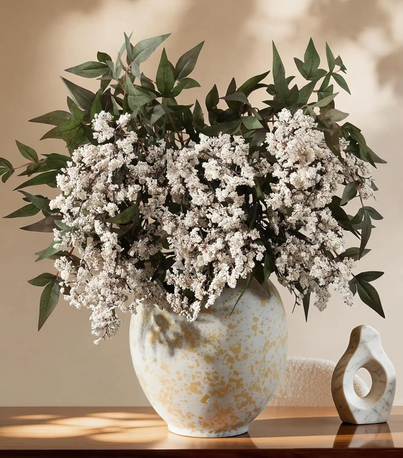 Fake Flowers 3 Pcs 35 Inch Greenery Stems Branches for Vase Floral Stems Realistic Sedum Spray for Home Decor Table Offi
Fake Flowers 3 Pcs 35 Inch Greenery Stems Branches for Vase Floral Stems Realistic Sedum Spray for Home Decor Table Offi