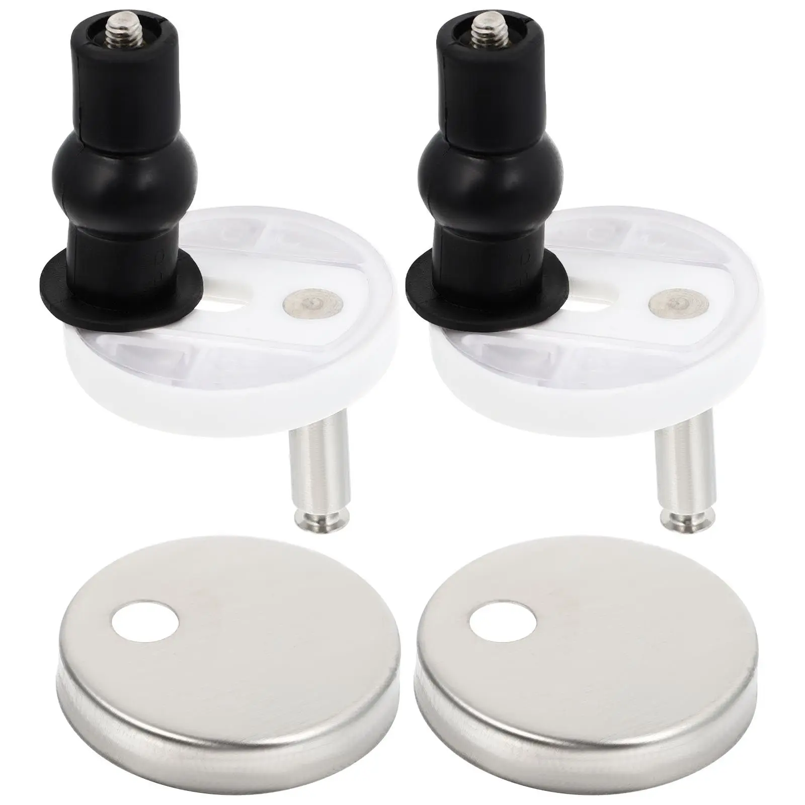 1Set Toilet Seat Fixing Hinges Stainless Steel Toilet Seat Accessories Heavy Duty Corrosion Resistant Easy Replace Fitting Kit
1Set Toilet Seat Fixing Hinges Stainless Steel Toilet Seat Accessories Heavy Duty Corrosion Resistant Easy Replace Fitting Kit