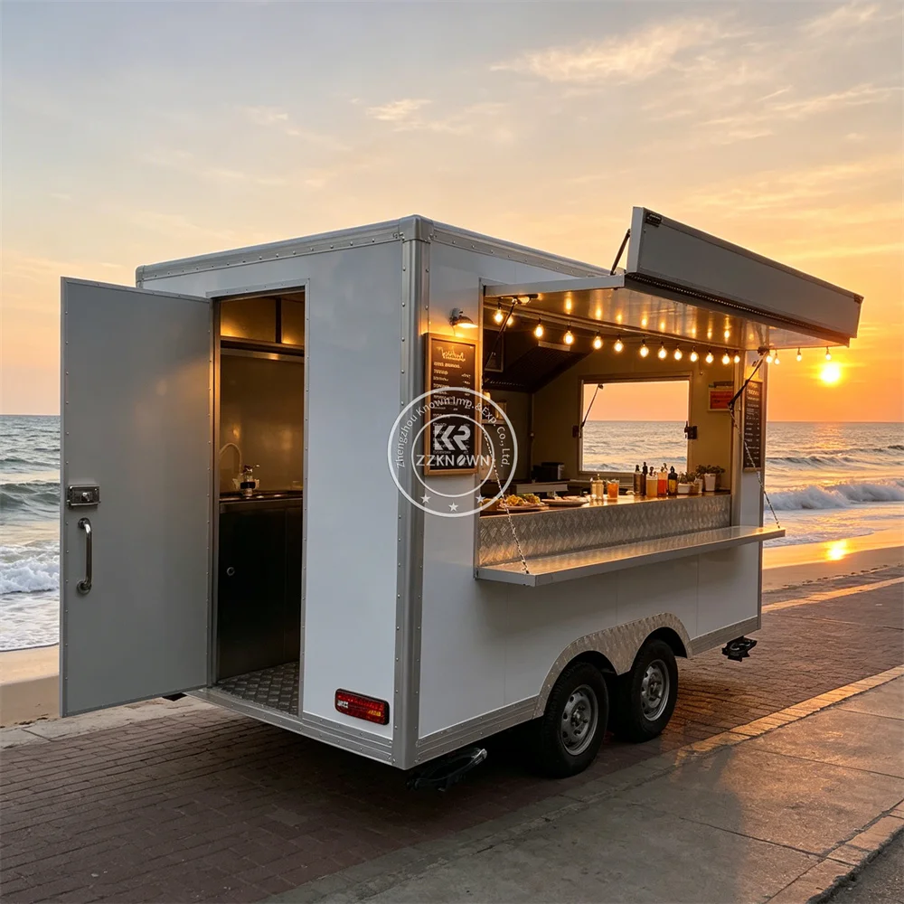 Commercial Ice Cream Trailer Mobile Food Trailer Mobile Kitchen Pizza BBQ Burger Food Truck With Fully Installed Kitchen
Commercial Ice Cream Trailer Mobile Food Trailer Mobile Kitchen Pizza BBQ Burger Food Truck With Fully Installed Kitchen