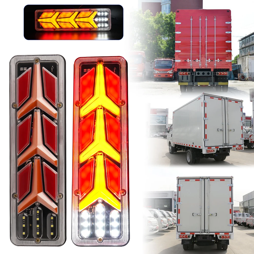 2Pcs Waterproof 12V Trailer Truck LED Rear Taillight Boat RV Caravan Van Flow Steering Brake Reversing Traffic Fog Tail Lamp
2Pcs Waterproof 12V Trailer Truck LED Rear Taillight Boat RV Caravan Van Flow Steering Brake Reversing Traffic Fog Tail Lamp
