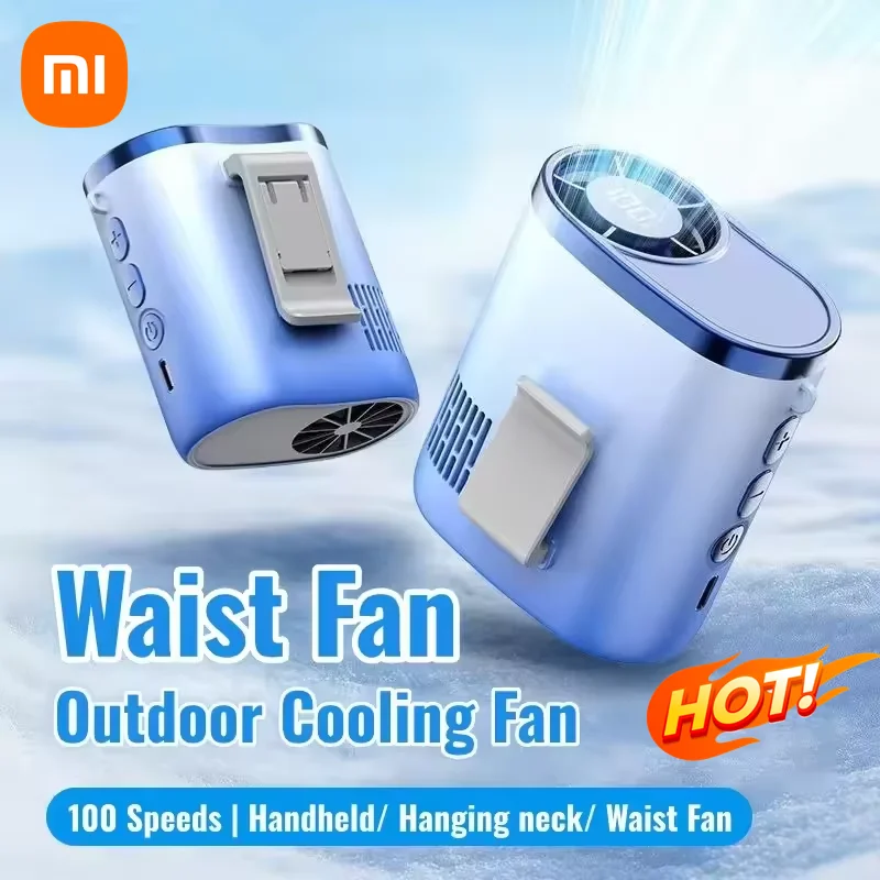 Xiaomi Quiet Long Battery Life Waist Fan 100-Speed Strong Wind Rechargeable Neck Fan Portable Clip-on Fan For Outdoor Hiking
Xiaomi Quiet Long Battery Life Waist Fan 100-Speed Strong Wind Rechargeable Neck Fan Portable Clip-on Fan For Outdoor Hiking