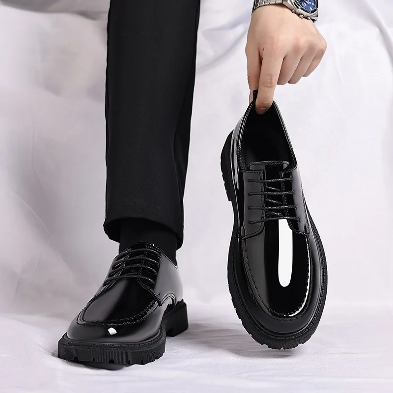 Black Men's Classic Leather Shoes Luxury Brand Business Casual Dress Shoes Office Occupation Men Wedding Shoes Zapatos De Hombre
Black Men's Classic Leather Shoes Luxury Brand Business Casual Dress Shoes Office Occupation Men Wedding Shoes Zapatos De Hombre