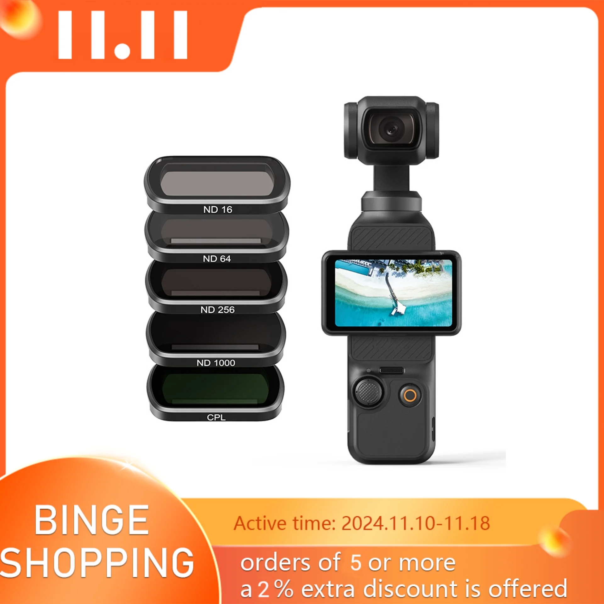 Фильтр ND протектор для DJI Osmo Pocket3 ND16/64/256/1000/cplалюминиевый сплав Оптическое стекло водонепроницаемые аксессуары для спортивной камеры
Фильтр ND протектор для DJI Osmo Pocket3 ND16/64/256/1000/cplалюминиевый сплав Оптическое стекло водонепроницаемые аксессуары для спортивной камеры