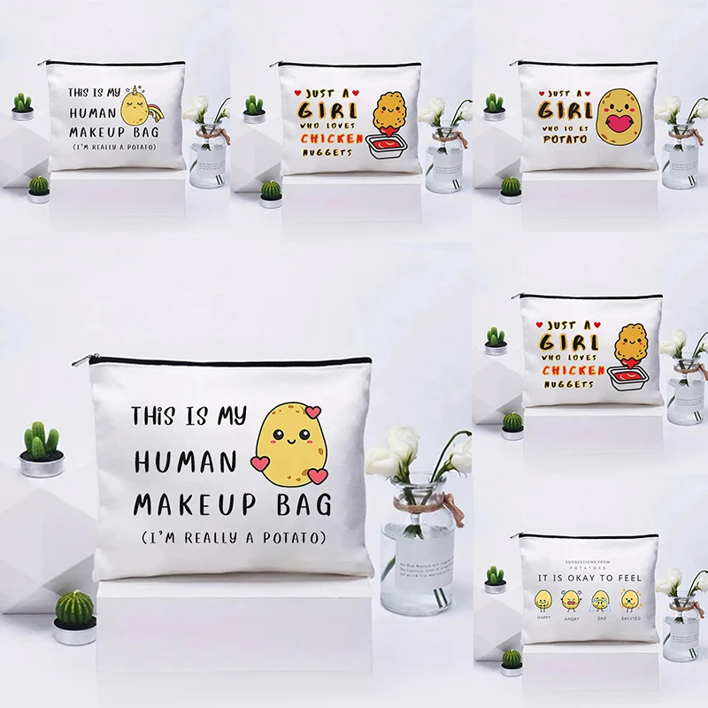 This Is My Human Косметичка Симпатичная сумка для хранения картофеля на молнии Веселые дорожные косметички Пенал Кошелек Подарок для любителей картофеля
This Is My Human Косметичка Симпатичная сумка для хранения картофеля на молнии Веселые дорожные косметички Пенал Кошелек Подарок для любителей картофеля