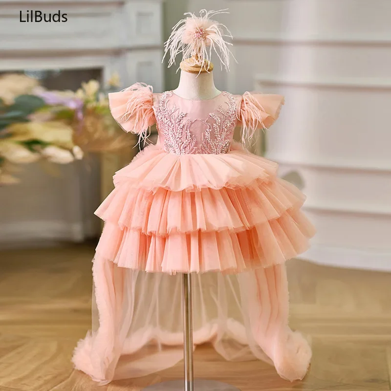 2024 Kids Children's Costumes Flying Sleeve Puffy Yarn Small Trailing Cake Skirt Girls' Party Princess Dresses Clothes Autumn
2024 Kids Children's Costumes Flying Sleeve Puffy Yarn Small Trailing Cake Skirt Girls' Party Princess Dresses Clothes Autumn