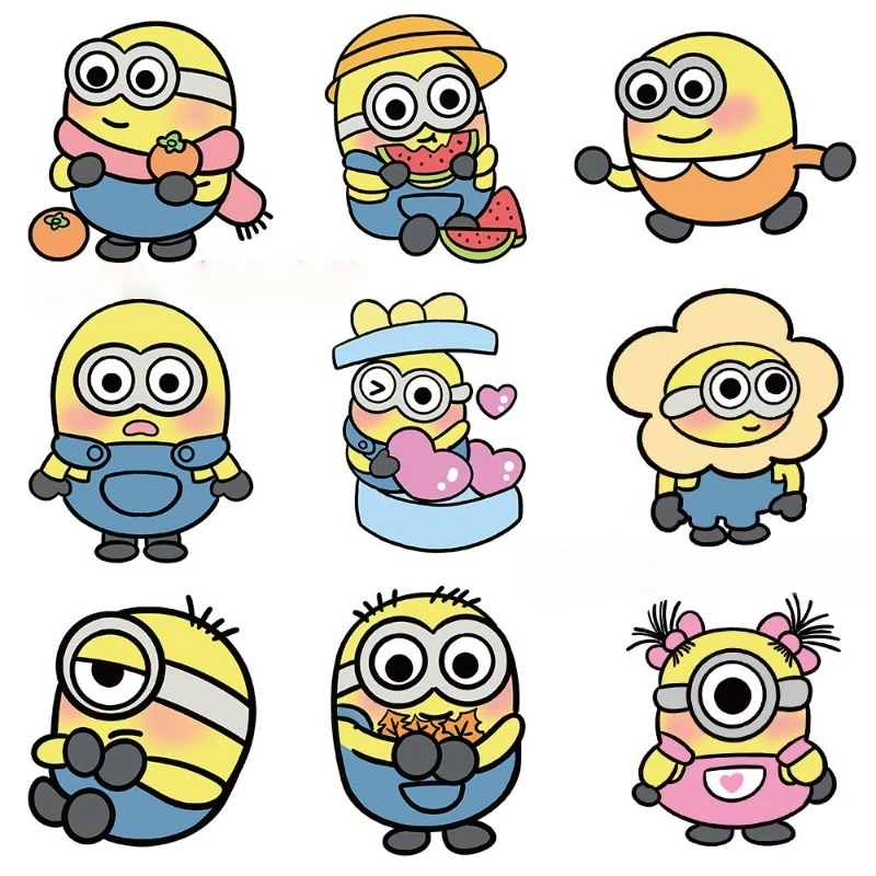 204 Pcs Cartoon Creative Minions Elementary School Student Stickers Emoji DIYDecoration for Journals Notebook Stickers for Girls
204 Pcs Cartoon Creative Minions Elementary School Student Stickers Emoji DIYDecoration for Journals Notebook Stickers for Girls