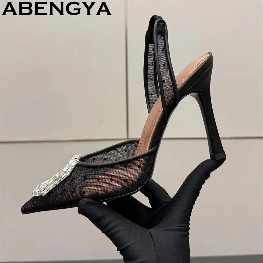 Gemstone Medal Lace Pointy Toe Thin High Heel Sandals Women Luxury Gladiator Sandal Summer New Crystal Bride Dress Shoes mujer
Gemstone Medal Lace Pointy Toe Thin High Heel Sandals Women Luxury Gladiator Sandal Summer New Crystal Bride Dress Shoes mujer