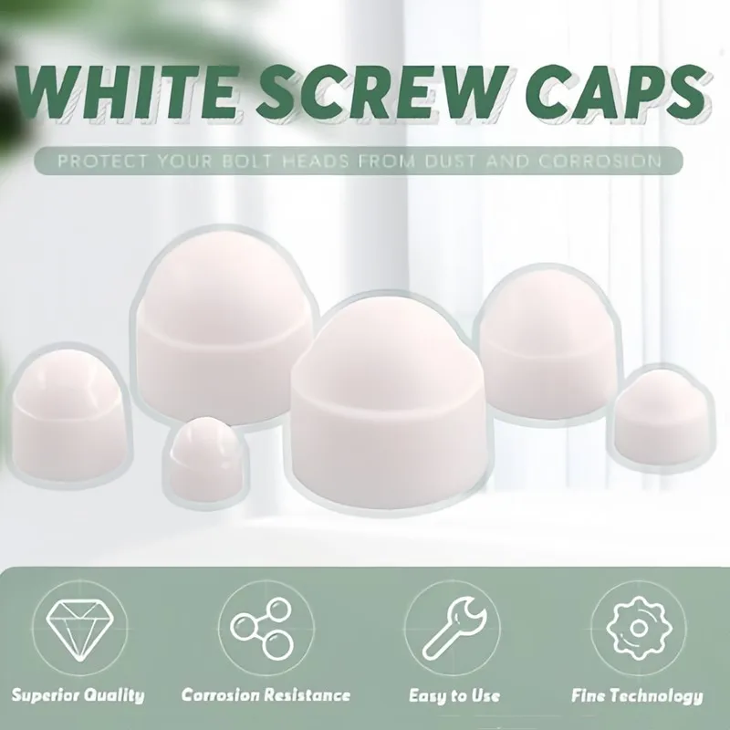 20Pcs White M12 Nut Caps, for Auto & Machinery Repair
20Pcs White M12 Nut Caps, for Auto & Machinery Repair