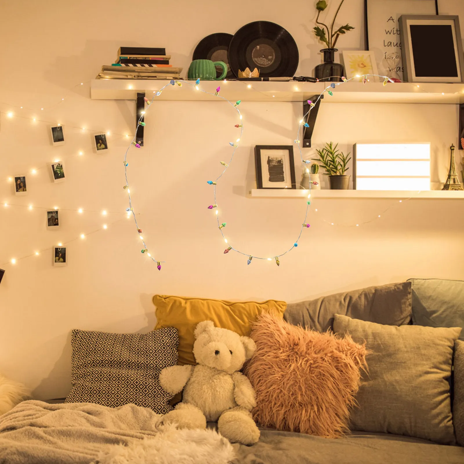 2Pcs Christmas Decoration Mini String Lights Colorful Fake Lights Holiday Scenes Dollhouse Lighting Accessories
2Pcs Christmas Decoration Mini String Lights Colorful Fake Lights Holiday Scenes Dollhouse Lighting Accessories