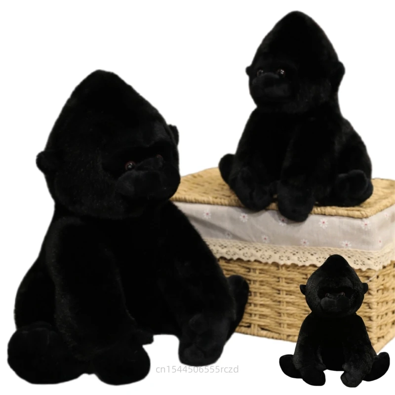 22/32cm Simulation All Black Chimpanzee Plush Doll Cartoon Black Hairy Monkey Animal Stuffed Home Decoration Gift For Boys Girls
22/32cm Simulation All Black Chimpanzee Plush Doll Cartoon Black Hairy Monkey Animal Stuffed Home Decoration Gift For Boys Girls