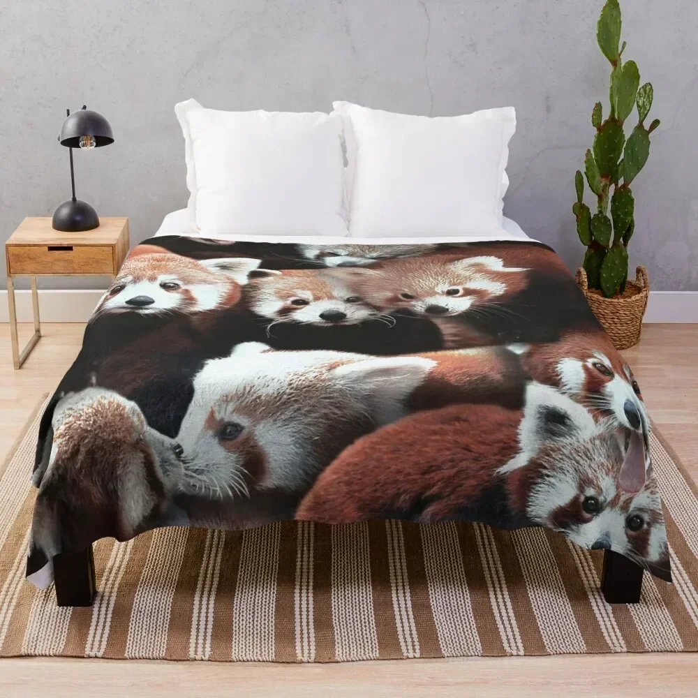 Red Pandas Throw Blanket Outdoor Soft Blanket for Picnic Beach Camping
Red Pandas Throw Blanket Outdoor Soft Blanket for Picnic Beach Camping
