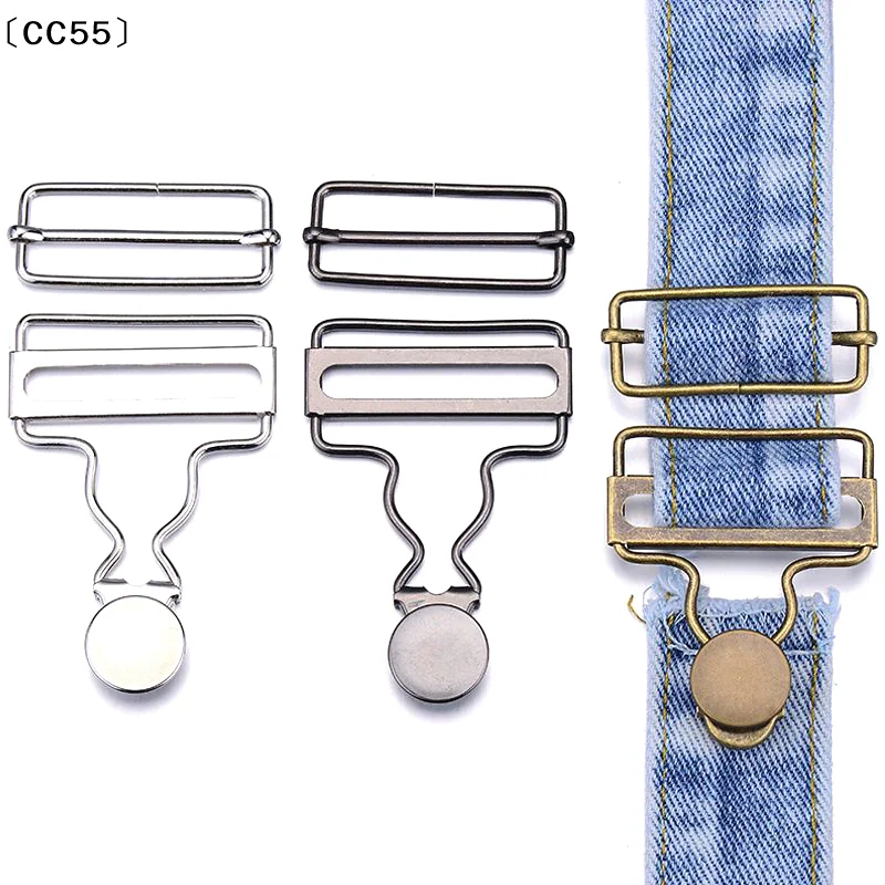 Dungaree Fasteners Clip Brace Buckles With Jeans Buttons Set For Denims Jackets Home DIY Apparel Sewing Supplies〔CC55〕
Dungaree Fasteners Clip Brace Buckles With Jeans Buttons Set For Denims Jackets Home DIY Apparel Sewing Supplies〔CC55〕