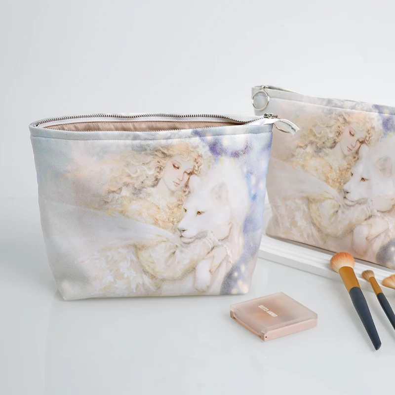 Women Teen Printed Makeup Bag Zippered Makeup Bag Large-capacity Storage Bag Dance Bag
Women Teen Printed Makeup Bag Zippered Makeup Bag Large-capacity Storage Bag Dance Bag