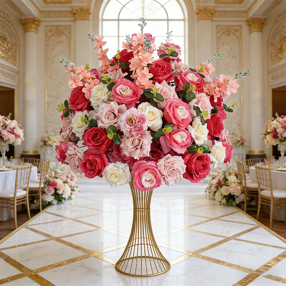 80/70/60/50/30cm Luxury Artificial Rose Hydrangea Flower Balls Wedding Table Centerpieces Stage Road Lead Floral Decor Props
80/70/60/50/30cm Luxury Artificial Rose Hydrangea Flower Balls Wedding Table Centerpieces Stage Road Lead Floral Decor Props