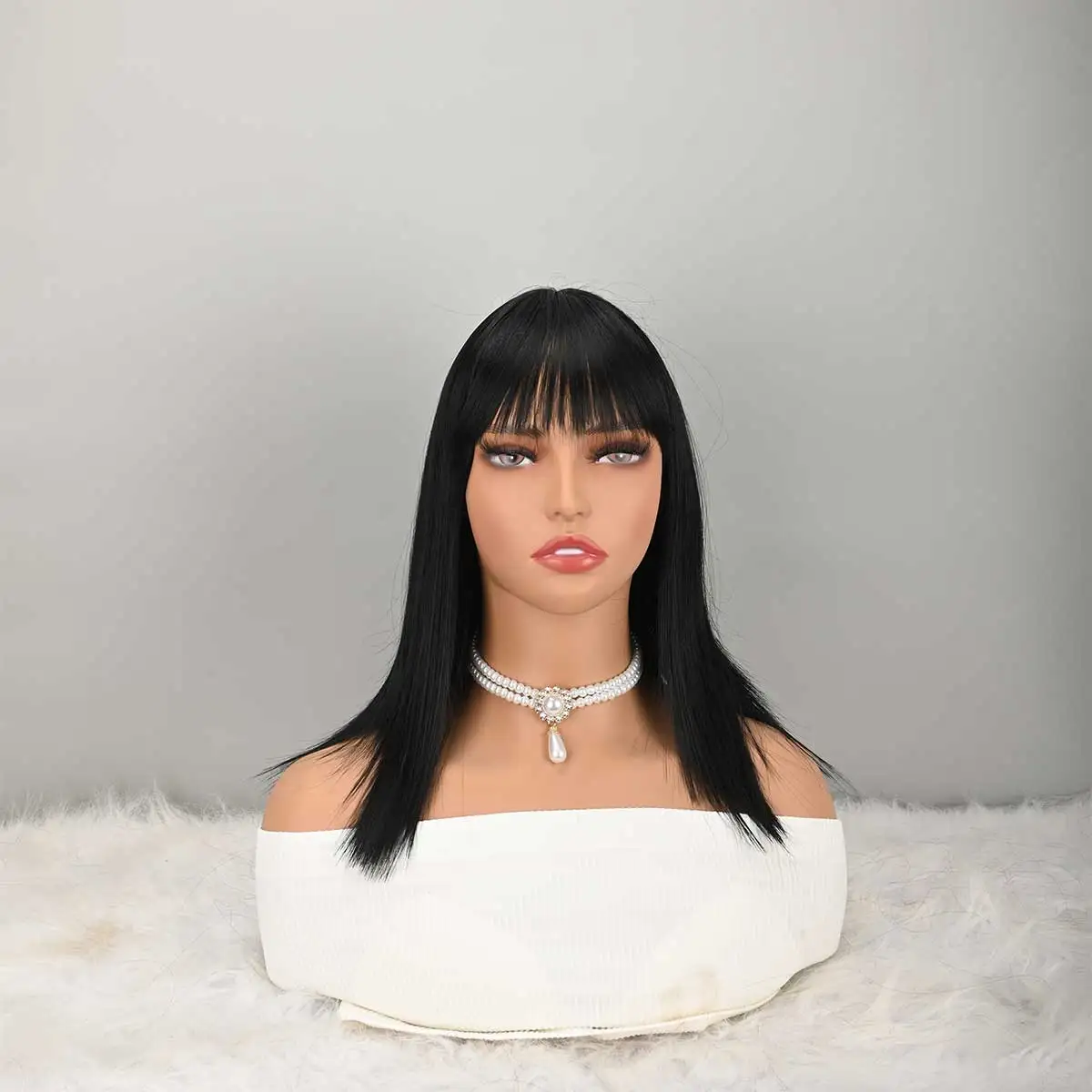 Natural Synthetic Wig with Bangs Suitable for High-Quality Wigs for Women Suitable for Cosplay and Daily Use
Natural Synthetic Wig with Bangs Suitable for High-Quality Wigs for Women Suitable for Cosplay and Daily Use