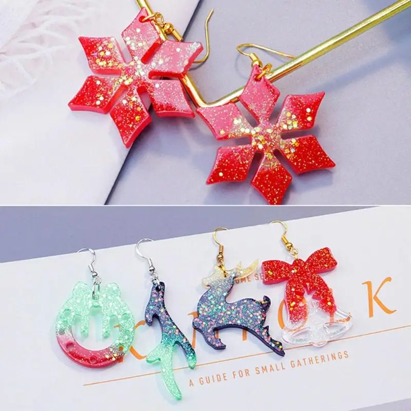 31BB Silicone Crystal Resin Mould Christmas Pendant Epoxy Casting Molds Jewelry Making Handmade Keychain Mold Handmade Craft
31BB Silicone Crystal Resin Mould Christmas Pendant Epoxy Casting Molds Jewelry Making Handmade Keychain Mold Handmade Craft