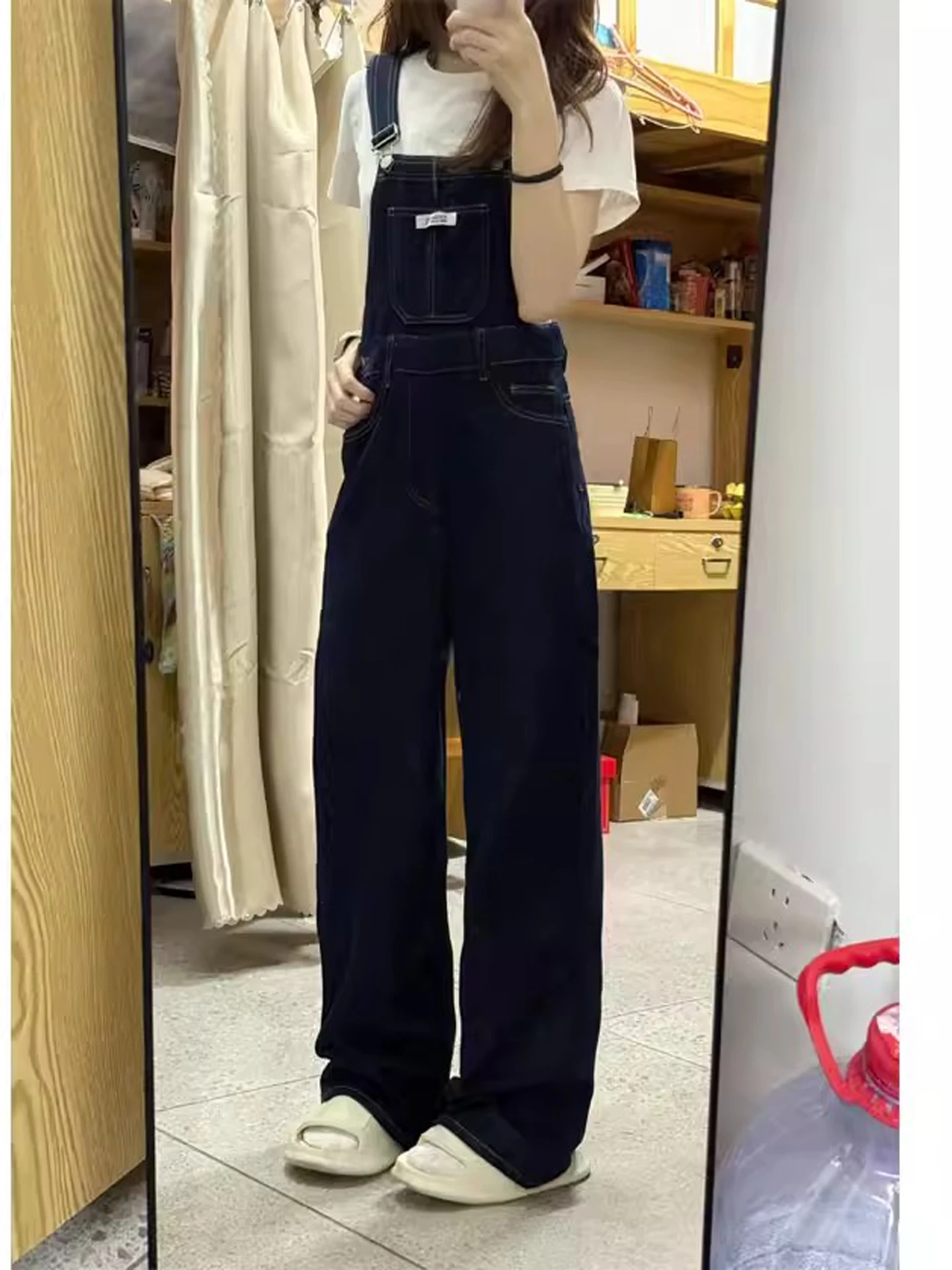 Loose Fitting Denim Overalls for Women Spring Autumn New Style Student Korean Version Salt Or Sweet High Waist Cotton Stretch...
Loose Fitting Denim Overalls for Women Spring Autumn New Style Student Korean Version Salt Or Sweet High Waist Cotton Stretch...