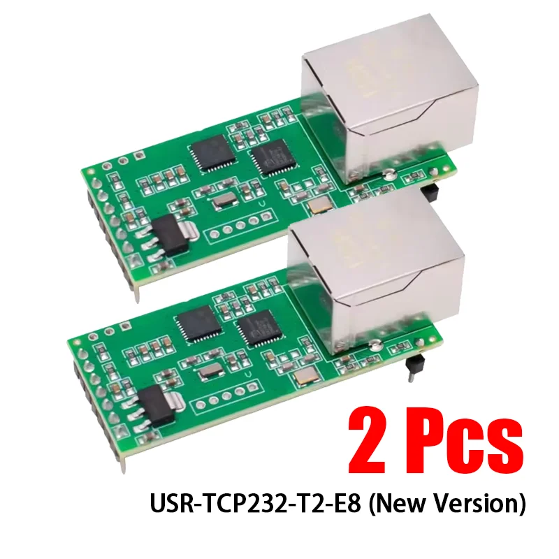 2pcs E8 Version New Serial Port TTL to Ethernet Converter UART IOT Module Device TCP232-T2
2pcs E8 Version New Serial Port TTL to Ethernet Converter UART IOT Module Device TCP232-T2