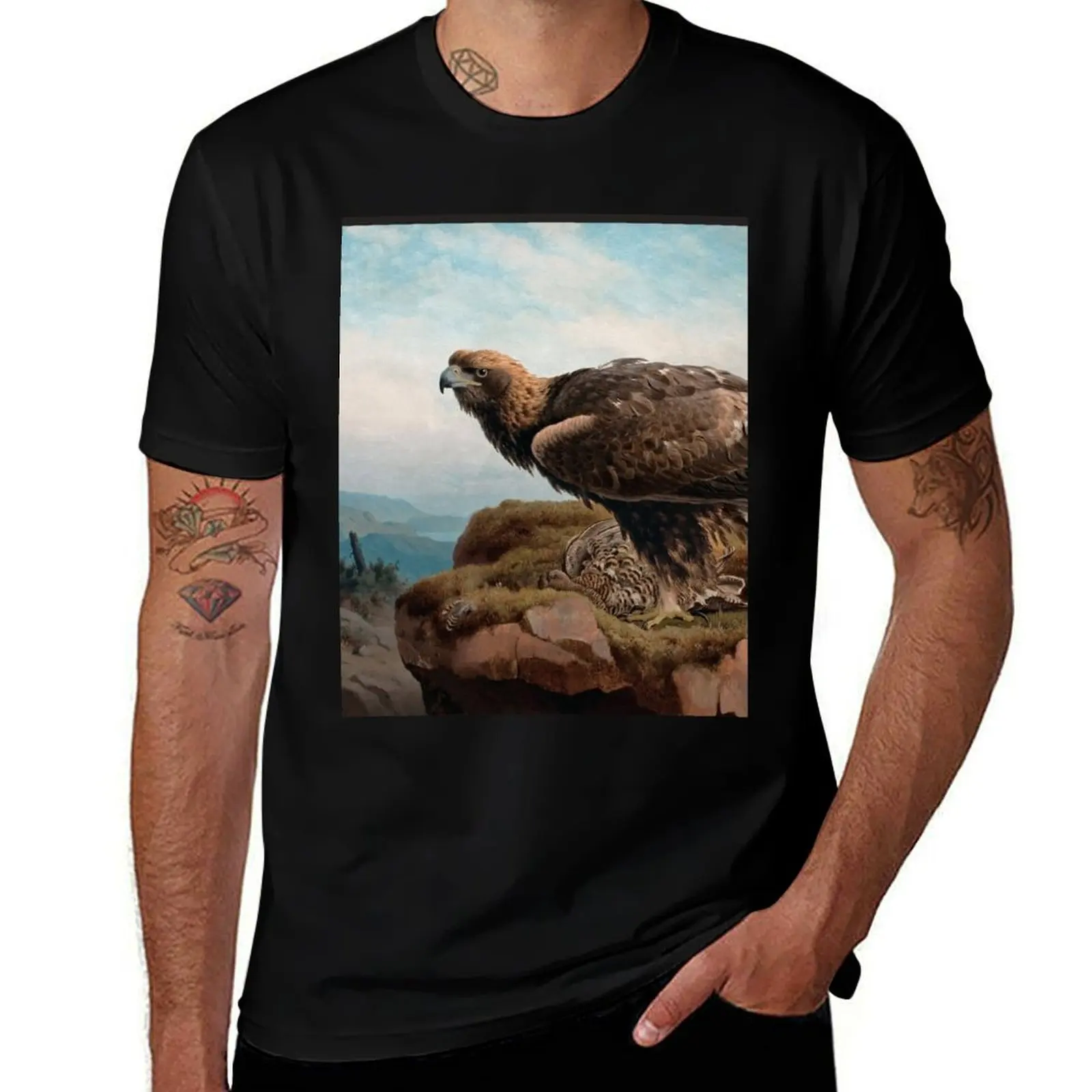 Golden Eagle at Cliff's Edge by Ferdinand von Wright T-Shirt quick-drying blue archive shirts graphic tees mens designer t shirt
Golden Eagle at Cliff's Edge by Ferdinand von Wright T-Shirt quick-drying blue archive shirts graphic tees mens designer t shirt