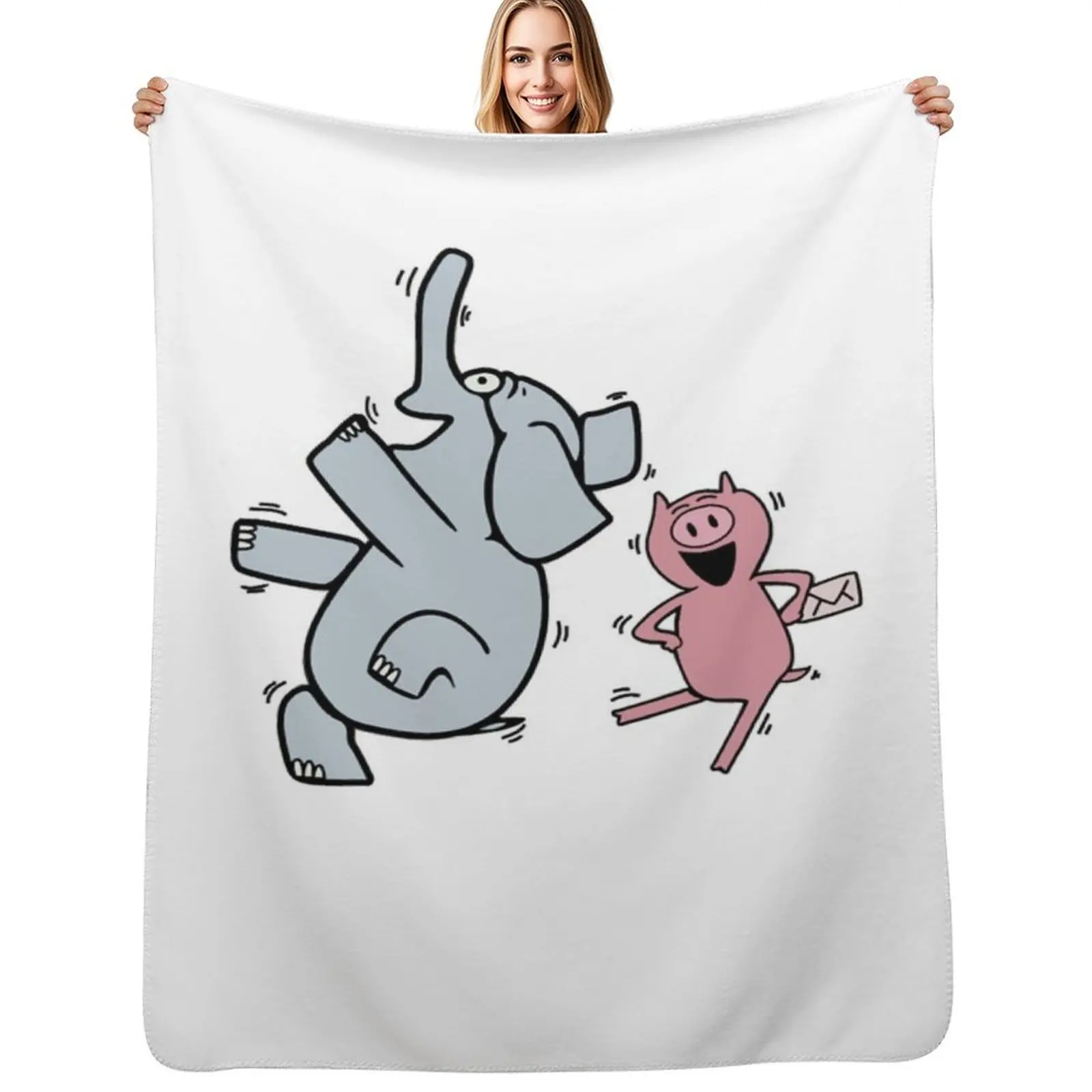 Elephant and Piggie - Happy Gerald and Piggie Throw Blanket Warm Throw Blanket Gift for Anniversary
Elephant and Piggie - Happy Gerald and Piggie Throw Blanket Warm Throw Blanket Gift for Anniversary