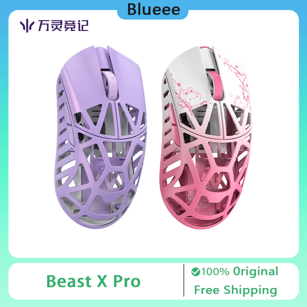 WLMOUSE Beast X Pro Mouse Dual Mode Wireless Gaming Mice PAW3950HS 8K Lightweight Mouse RGB Gamer Accessory PC Gifts
WLMOUSE Beast X Pro Mouse Dual Mode Wireless Gaming Mice PAW3950HS 8K Lightweight Mouse RGB Gamer Accessory PC Gifts