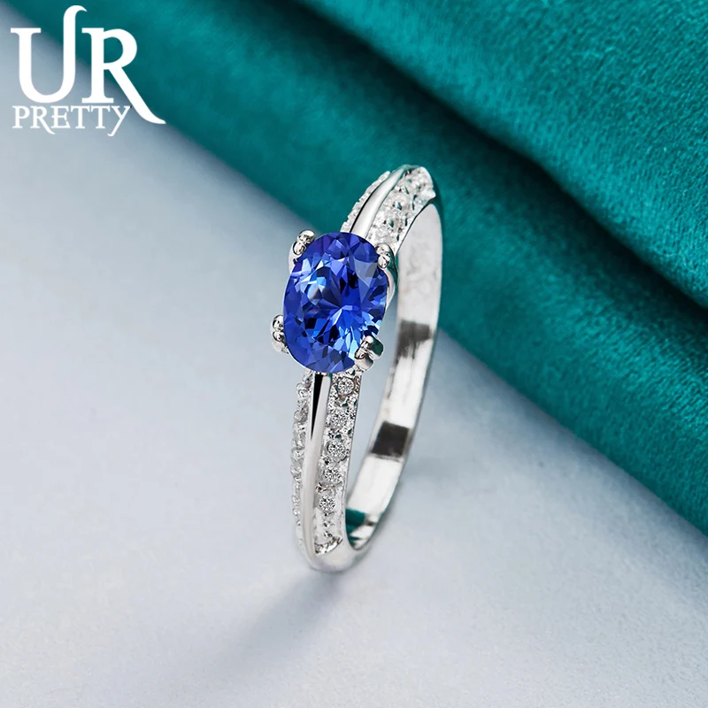 925 Sterling Silve Blue AAA Zircon 7-10# Ring for Woman Party Gifts Engagement Wedding Anniversary Fashion Jewelry
925 Sterling Silve Blue AAA Zircon 7-10# Ring for Woman Party Gifts Engagement Wedding Anniversary Fashion Jewelry