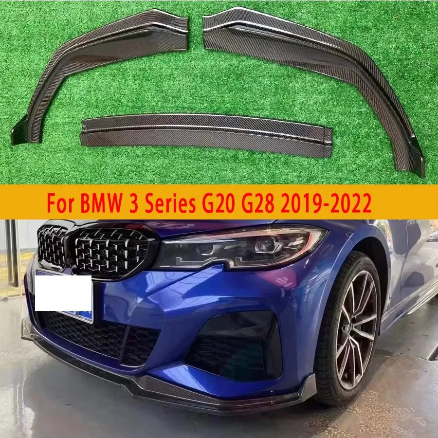 For BMW 3 Series G20 G28 2019-2022 Carbon Fiber Car Front Bumper Diverter Spoiler Diffuser Front lip chin MP style body kit
For BMW 3 Series G20 G28 2019-2022 Carbon Fiber Car Front Bumper Diverter Spoiler Diffuser Front lip chin MP style body kit
